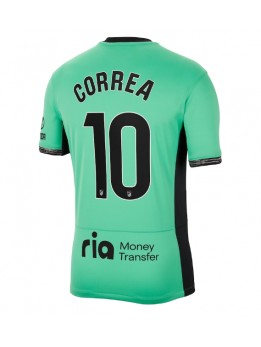 Atletico Madrid Angel Correa #10 Ausweichtrikot 2023-24 Kurzarm